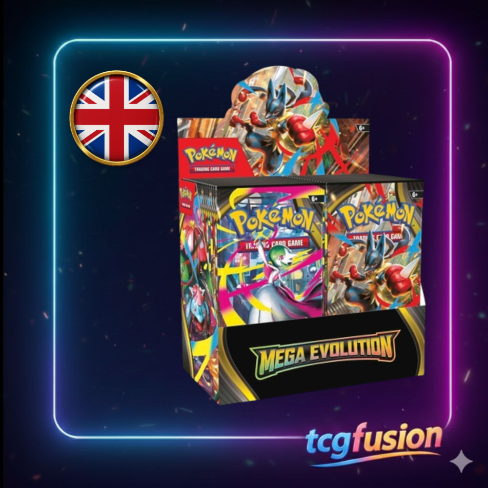 Caja de Sobres Pokémon TCG Mega Evolution Booster Box (Inglés)