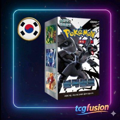 Caja de Sobres Pokemon TCG Black Bolt Coreano Booster Box