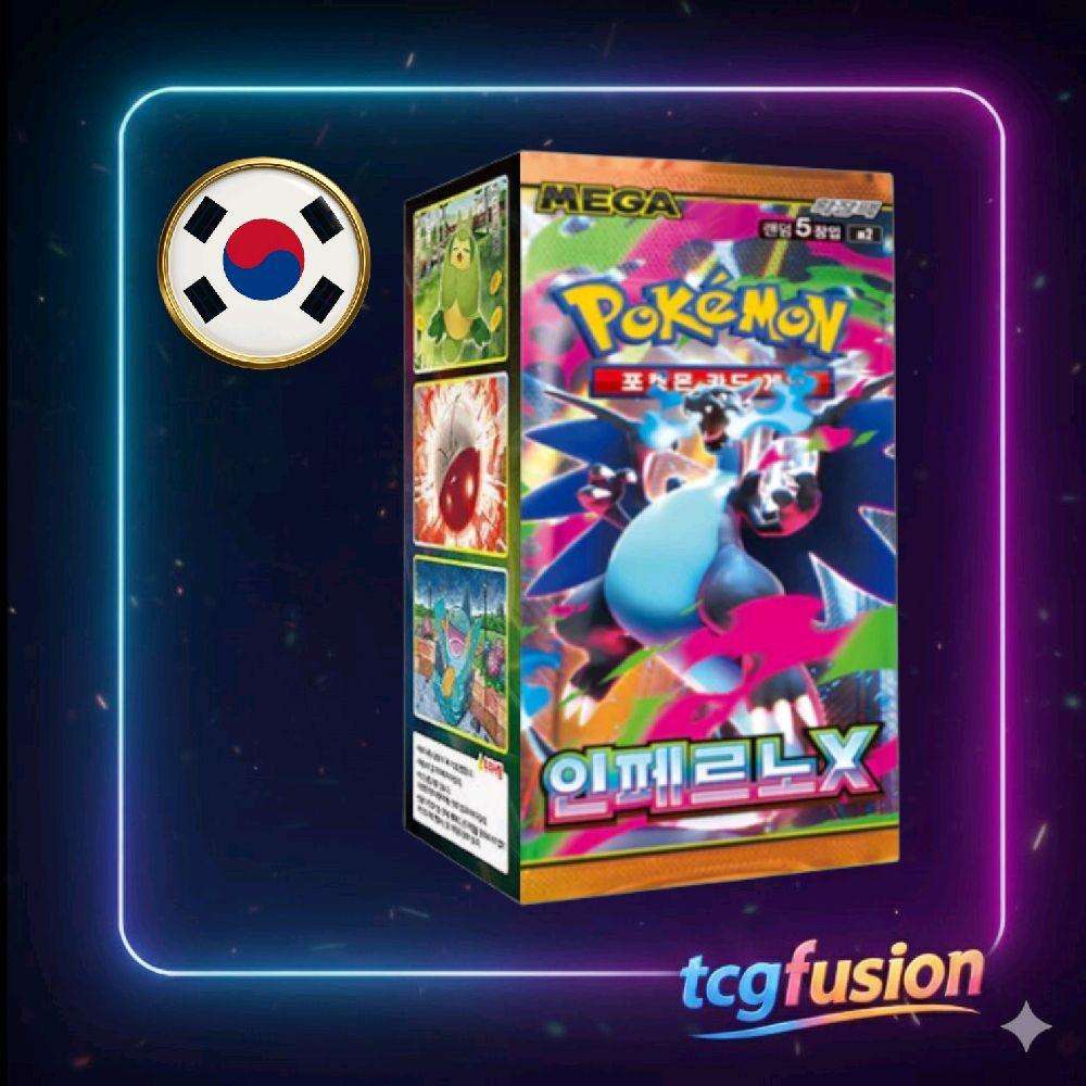 Caja de Sobres Pokemon TCG Mega Evolution Inferno X (M2) Coreano