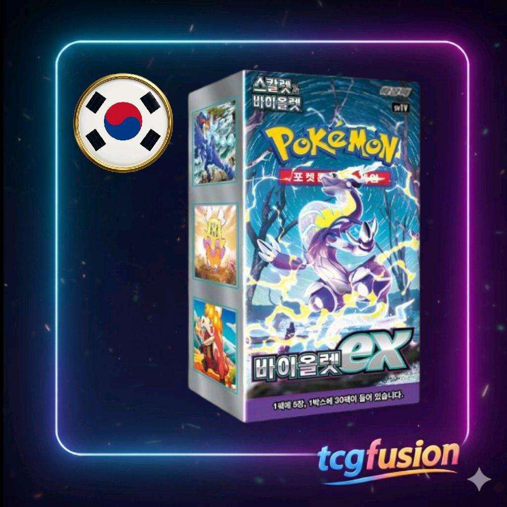 Booster Box Pokémon Violet ex Coreano - Scarlet & Violet sv1V (30 Sobres)