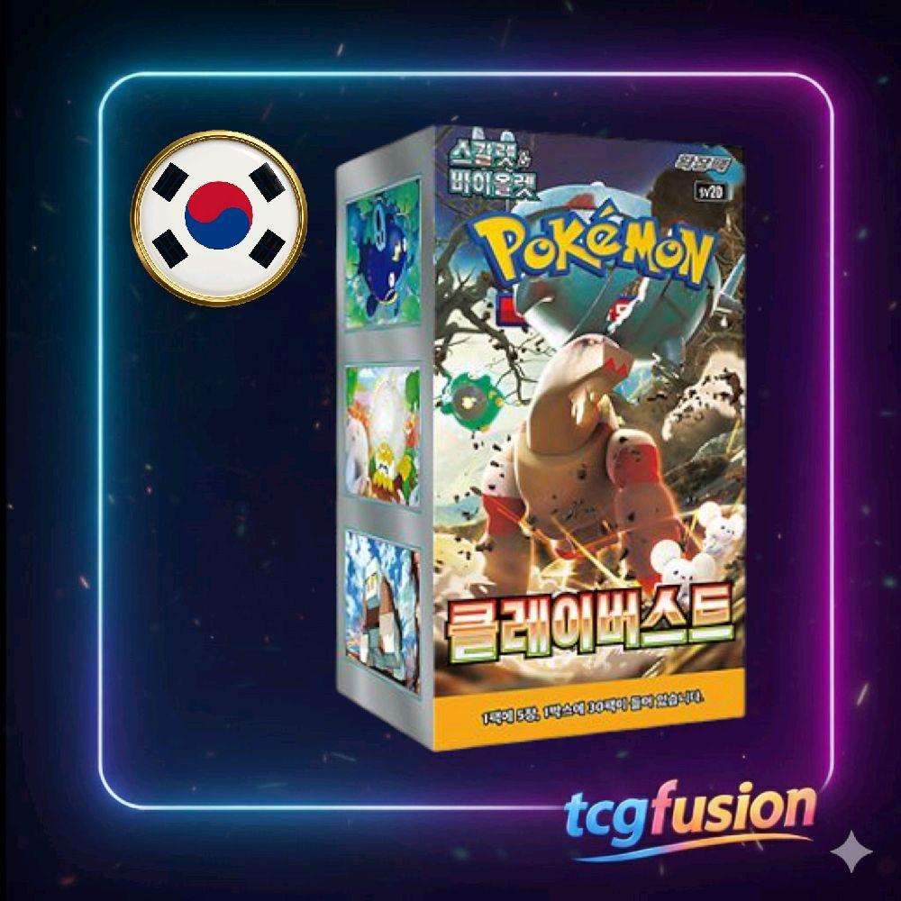 Caja de Sobres Pokémon TCG Clay Burst sv2D Coreano (Booster Box)