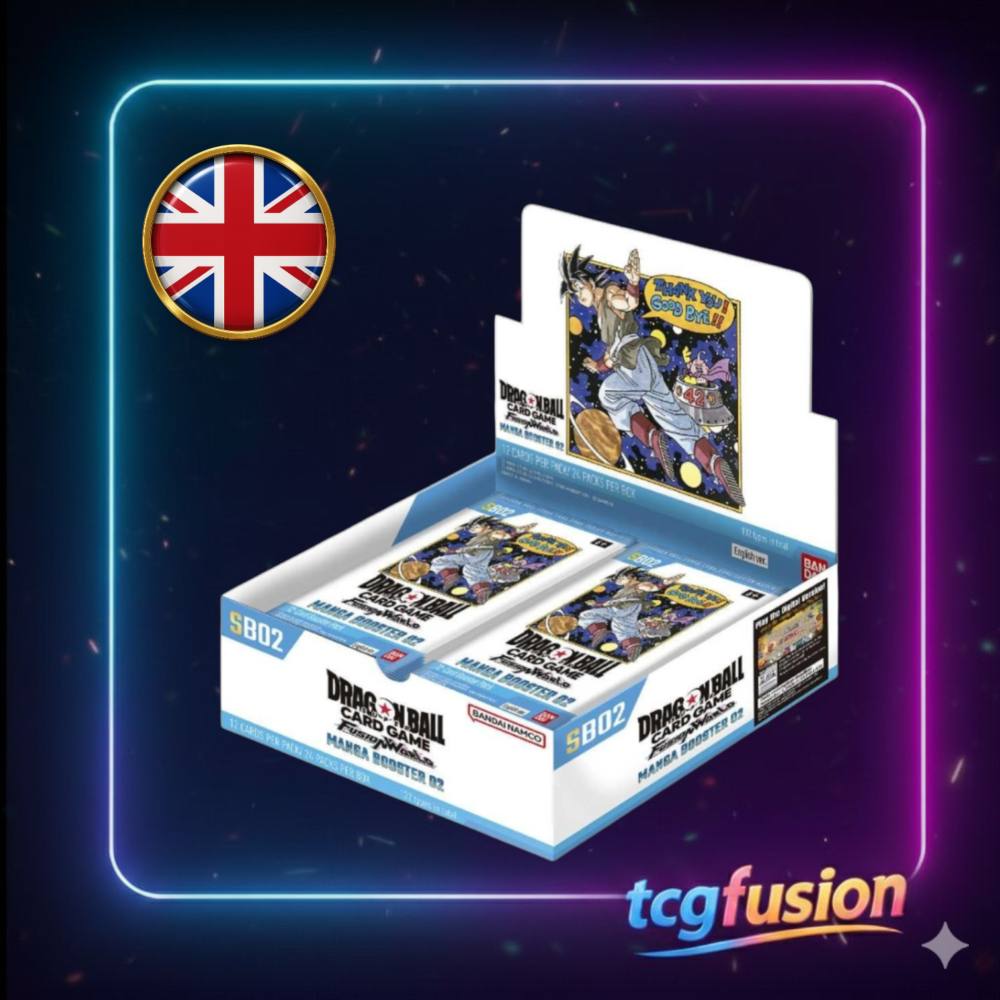 Dragon Ball Fusion World Manga Booster 02 SB02 Booster Box English