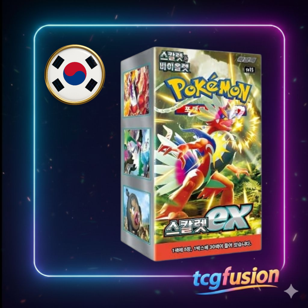 Caja de Sobres Pokemon Scarlet & Violet: Scarlet ex (sv1S) Coreano - 30 Sobres