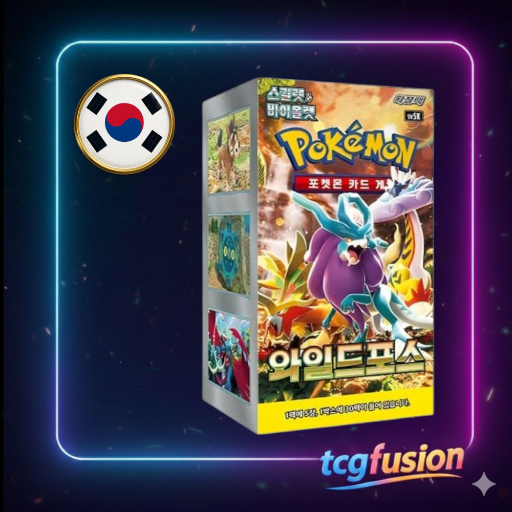 Caja de Sobres Pokémon Wild Force sv5K Coreano