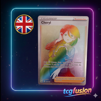 Cheryl 173/163 Rainbow Secret Rare Battle Styles Pokemon TCG
