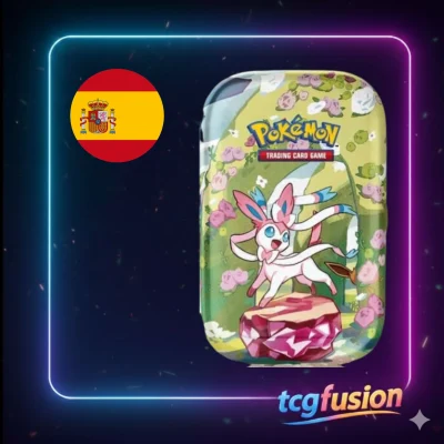Mini Lata Pokémon TCG: Prismatic Evolutions - Sylveon (Español)