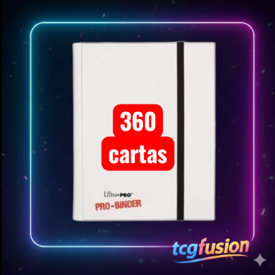 Álbum Ultra Pro Pro-Binder 9-Pocket Blanco - Capacidad 360 Cartas