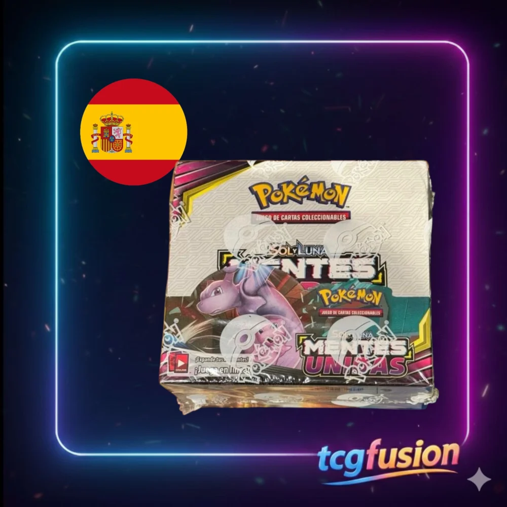 Caja de Sobres Pokémon Sol y Luna Mentes Unidas Español Sellada