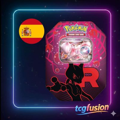 Lata Pokémon TCG Team Rocket Mewtwo ex - Español