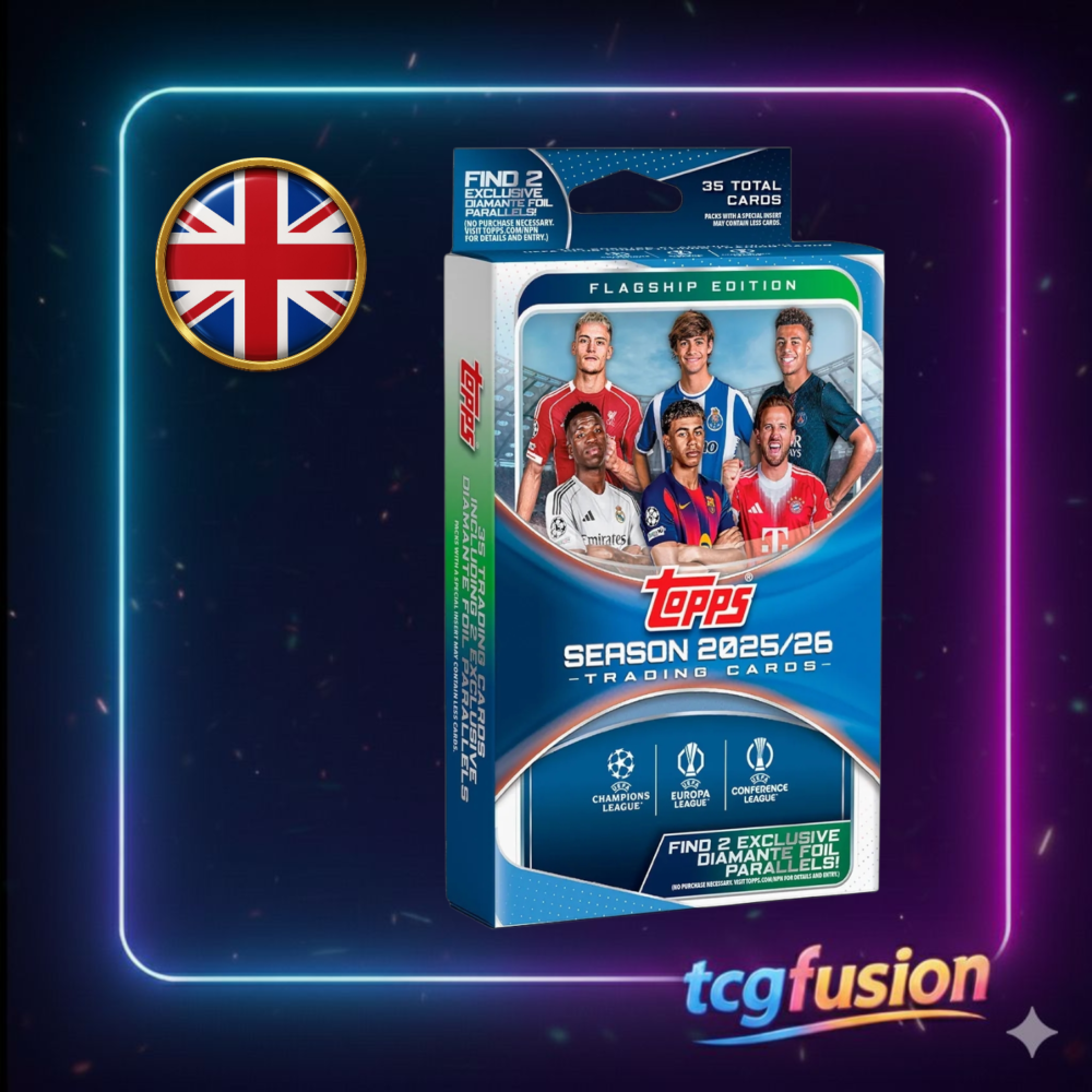 Topps UEFA Club Competitions 2025/26 Flagship Edition Hanger Box