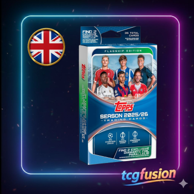 Topps UEFA Club Competitions 2025/26 Flagship Edition Hanger Box
