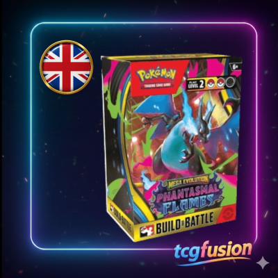 Pokemon TCG Mega Evolution Phantasmal Flames Build & Battle Box Inglés