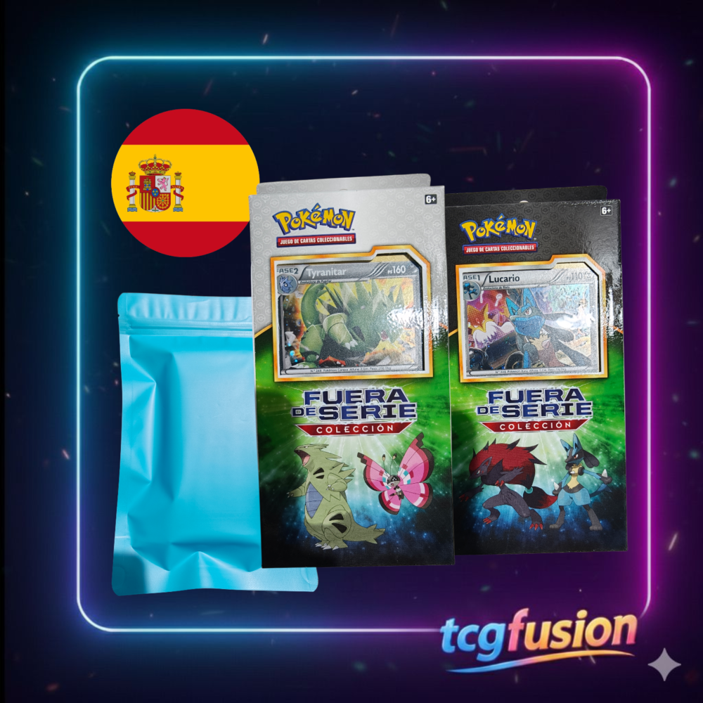 Pokémon TCG Colección Fuera de Serie Tyranitar y Lucario Español Pokémon TCG Colección Fuera de Serie Tyranitar y Lucario Español