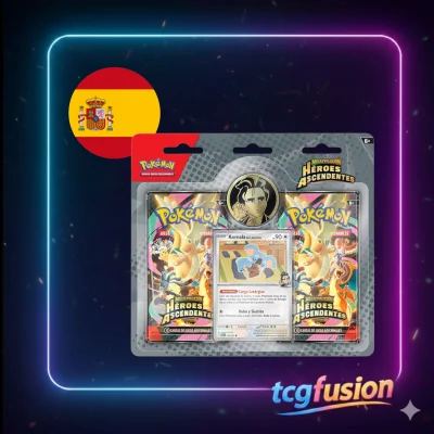Blister 2 Sobres Pokémon Héroes Ascendentes Español - Komala Promo