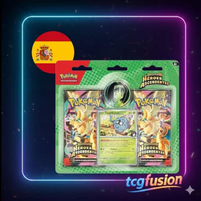 Blister 2 Sobres Pokémon Héroes Ascendentes Español - Promo Tangela