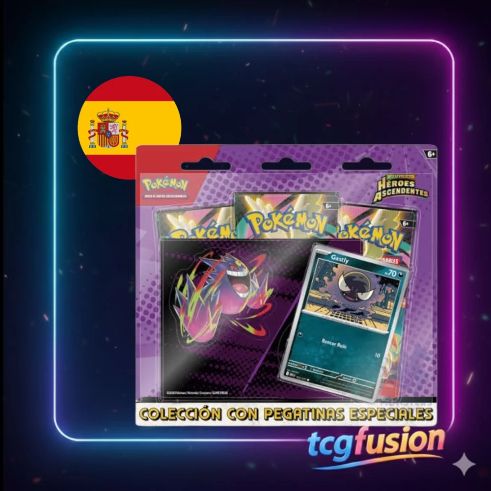 Colección Pegatinas Especiales Héroes Ascendentes Gastly - Pokémon TCG Español