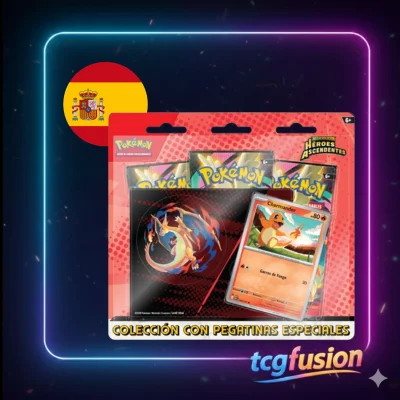 Colección Pegatinas Especiales Héroes Ascendentes Charmander - Pokémon TCG Español