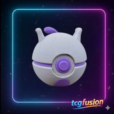 Poké Ball Mewtwo Custom - Estuche de Exhibición y Almacenamiento