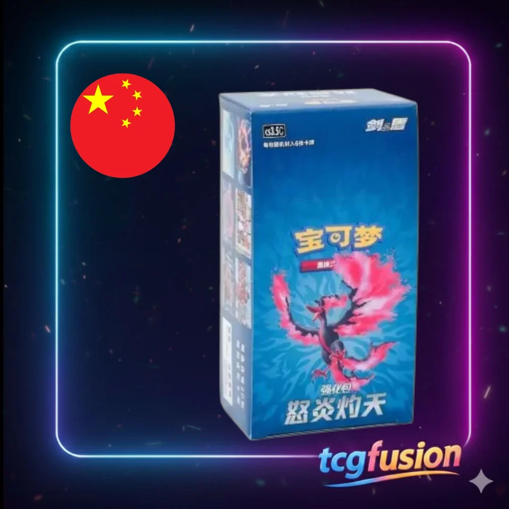 Caja de Sobres Pokémon TCG China Scorching Skies CS3.5C Sword & Shield