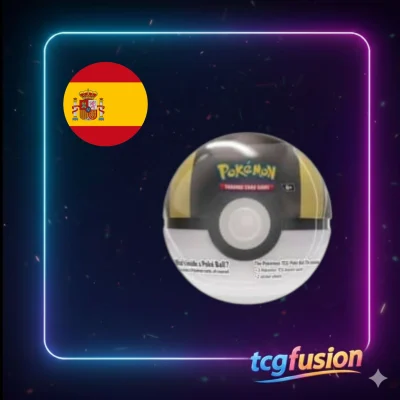 Lata Ultra Ball Pokémon TCG - Incluye 3 Sobres (Español)