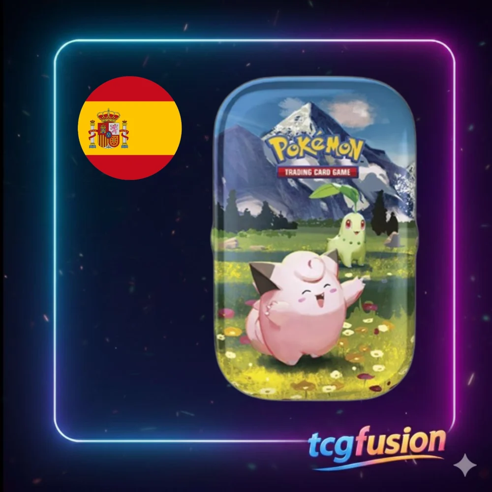 Mini Lata Ascended Heroes Clefairy & Chikorita - Pokémon TCG Español