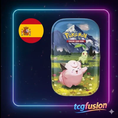 Mini Lata Ascended Heroes Clefairy & Chikorita - Pokémon TCG Español