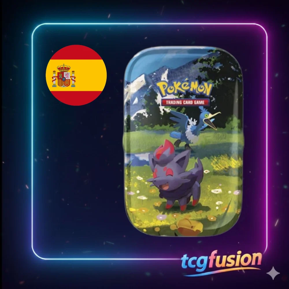 Mini Lata Ascended Heroes Zorua & Cramorant Pokémon TCG Español
