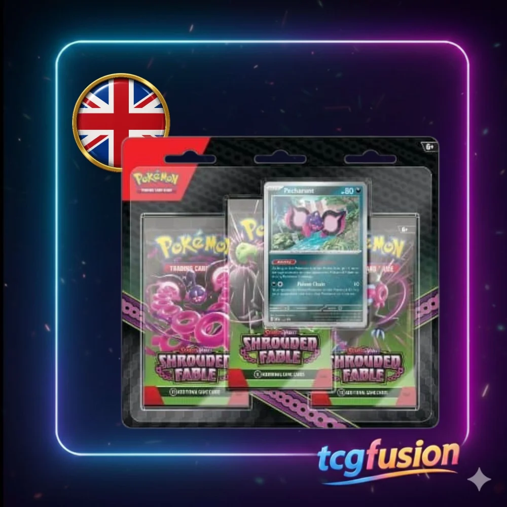 Pokémon TCG: Scarlet & Violet Shrouded Fable 3-Pack Blister - Pecharunt