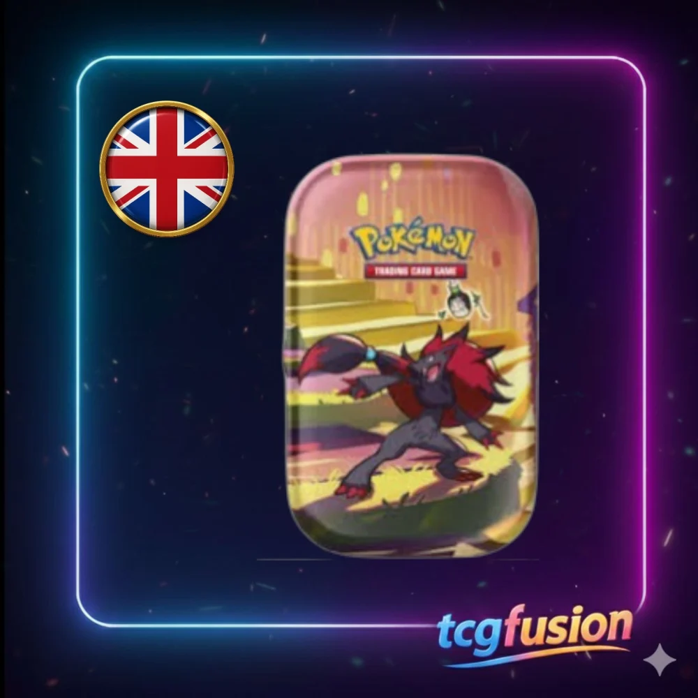 Mini Lata Pokémon Shrouded Fable Zoroark - Inglés