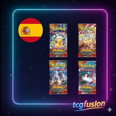 Art Set 4 Sobres Pokémon TCG Surging Sparks (Chispas Fulgurantes) - Español
