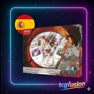 Caja Colección Ursaluna Luna Carmesí ex Pokémon TCG Español