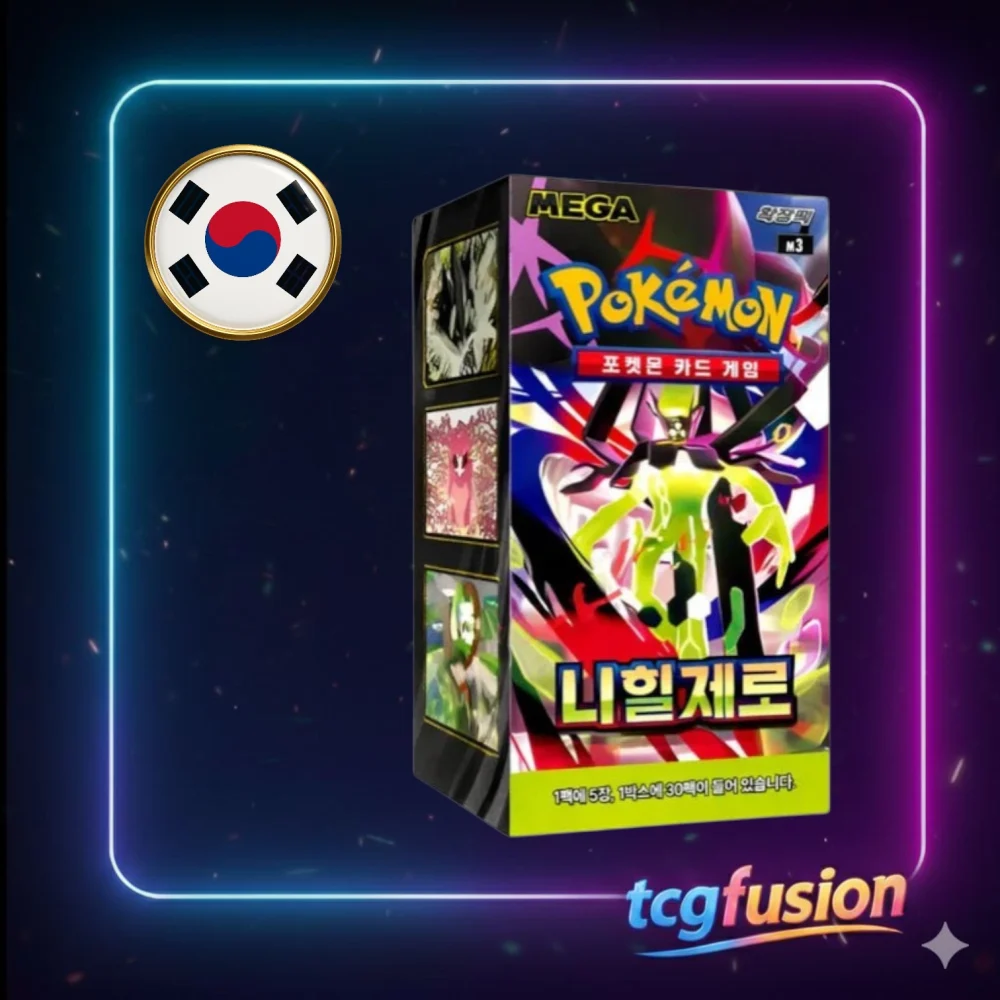 Pokémon TCG Mega Nihil Zero Booster Box Coreano