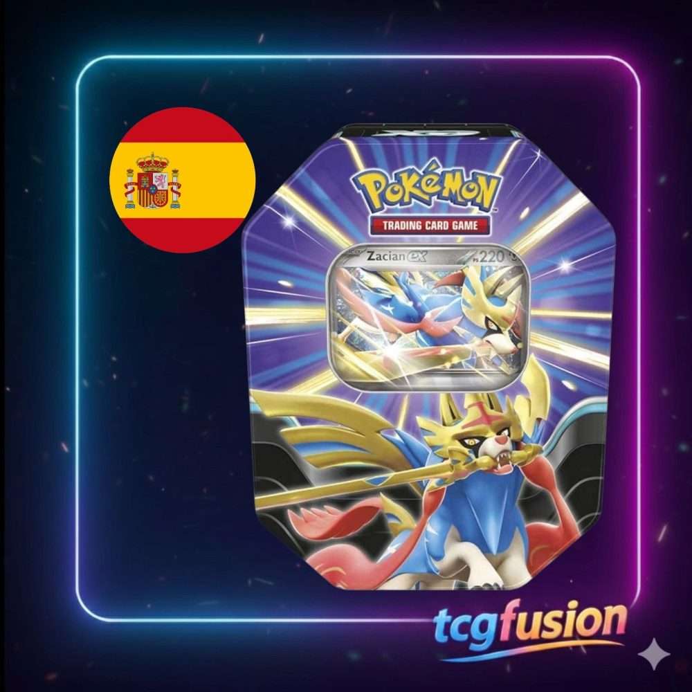 Pokémon TCG: Lata Slashing Legends - Zacian ex (Español)