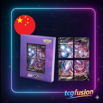 Caja Especial Connected Quartet Mewtwo V-UNION Pokémon TCG (Chino Simplificado)