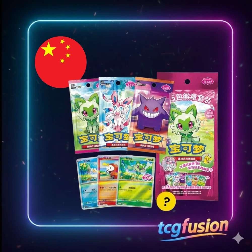 2026/05/460466.jpg Pokémon TCG Gem Pack Badge Set Chino Simplificado