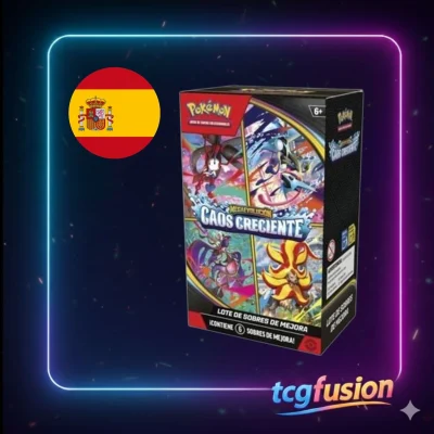 Lote de Sobres Caos Creciente (Booster Bundle) Mega Evolución Pokémon TCG Español