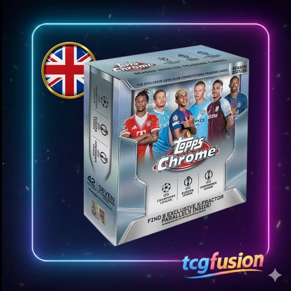 2025-26 Topps Chrome UEFA Club Competitions Mega Box