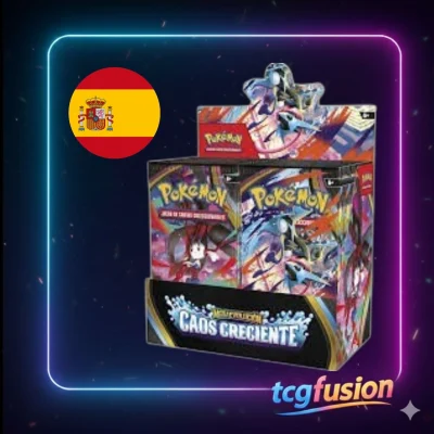 Caja de Sobres Pokémon TCG Megaevolución Caos Creciente Español