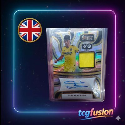 Gerard Moreno Panini firma y parche