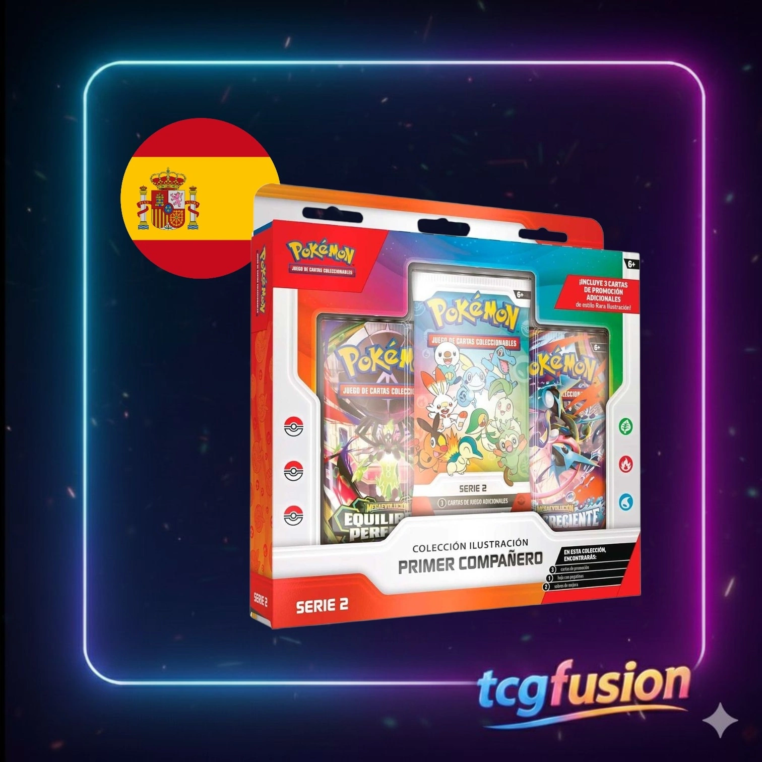 Pokémon TCG: Colección Ilustración Primer Compañero Serie 2