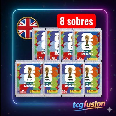 Pack 8 Sobres Panini FIFA World Cup 2026 Stickers Inglés
