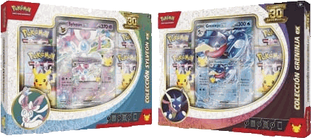 Pokémon ex Box Sylveon y Greninja 30 Aniversario