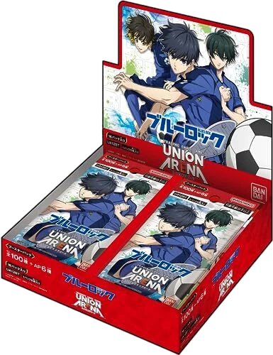 Caja de sobres de Blue Lock Union Arena UA12BT de Bandai en japones