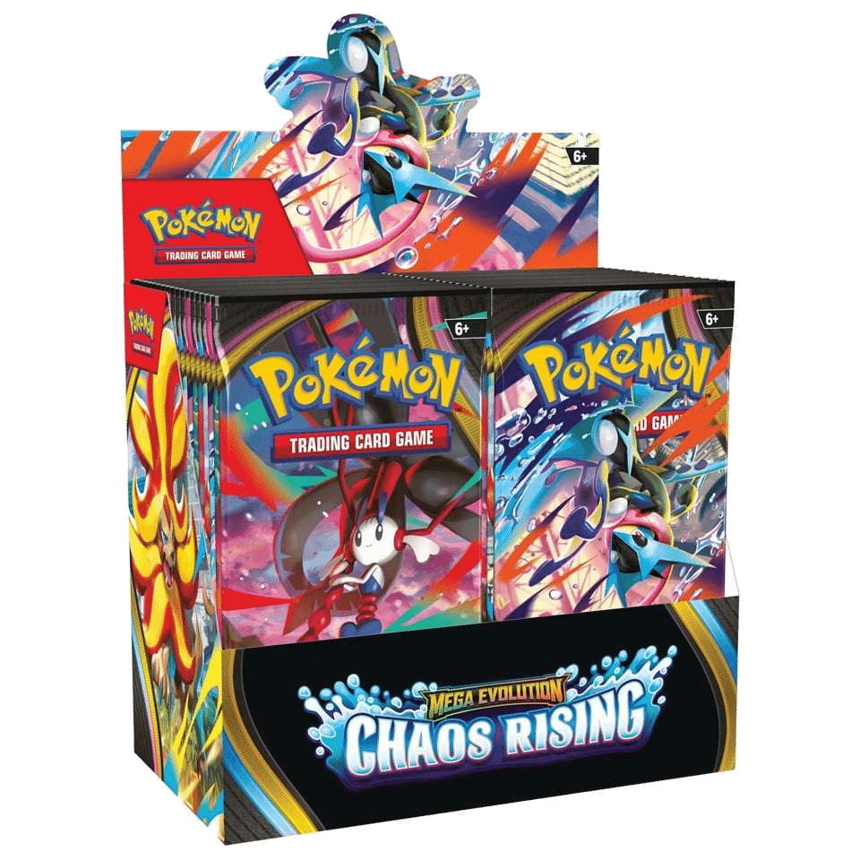 Caja de 36 sobres (Booster Box) de Caos Creciente / Chaos Rising Pokémon TCG en inglés