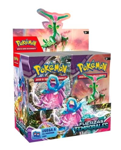 Caja de 36 sobres (Booster Box) de Fuerzas Temporales Pokémon TCG en español