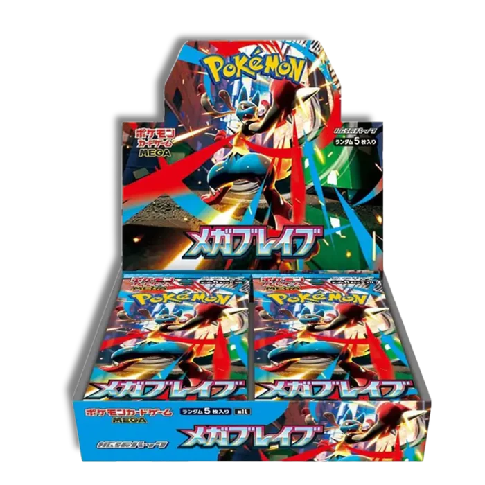 Caja de sobres Mega Brave (m1L) Pokémon TCG japonés con Mega Garchomp