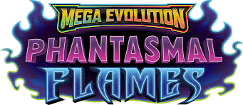 Logo del set Mega Evolution Phantasmal Flames (Fuegos Fantasmales)