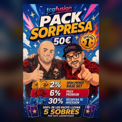 Pack Sorpresa TCG Fusion — Edición 1 (5 sobres garantizados)