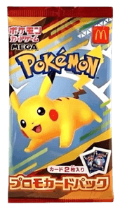 Sobre promo McDonald’s Pikachu MEGA Pokémon TCG Japonés