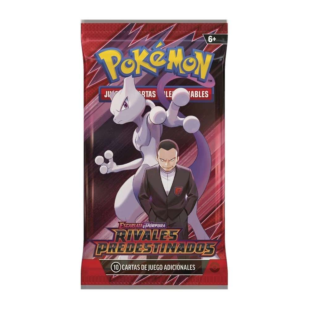Sobre Pokémon TCG Rivales Predestinados Español Sobre sellado Pokémon TCG Rivales Predestinados en español, 10 cartas
